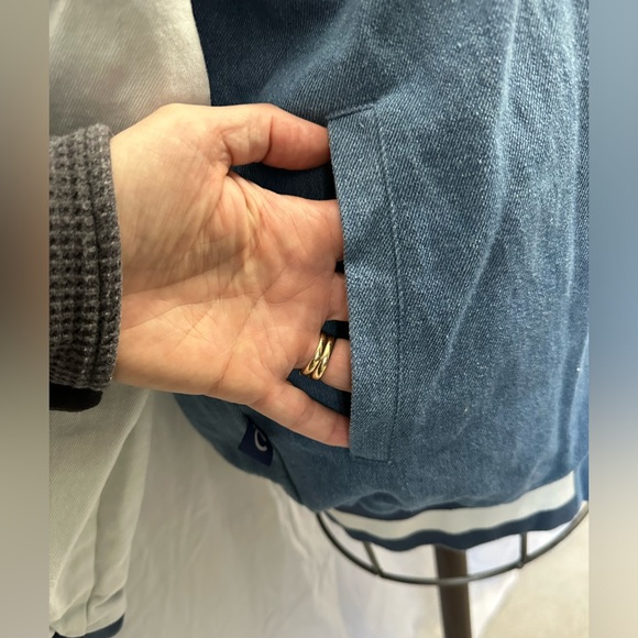 Molson Custom Denim and Twill Bomber Jacket - Picture 9 of 14